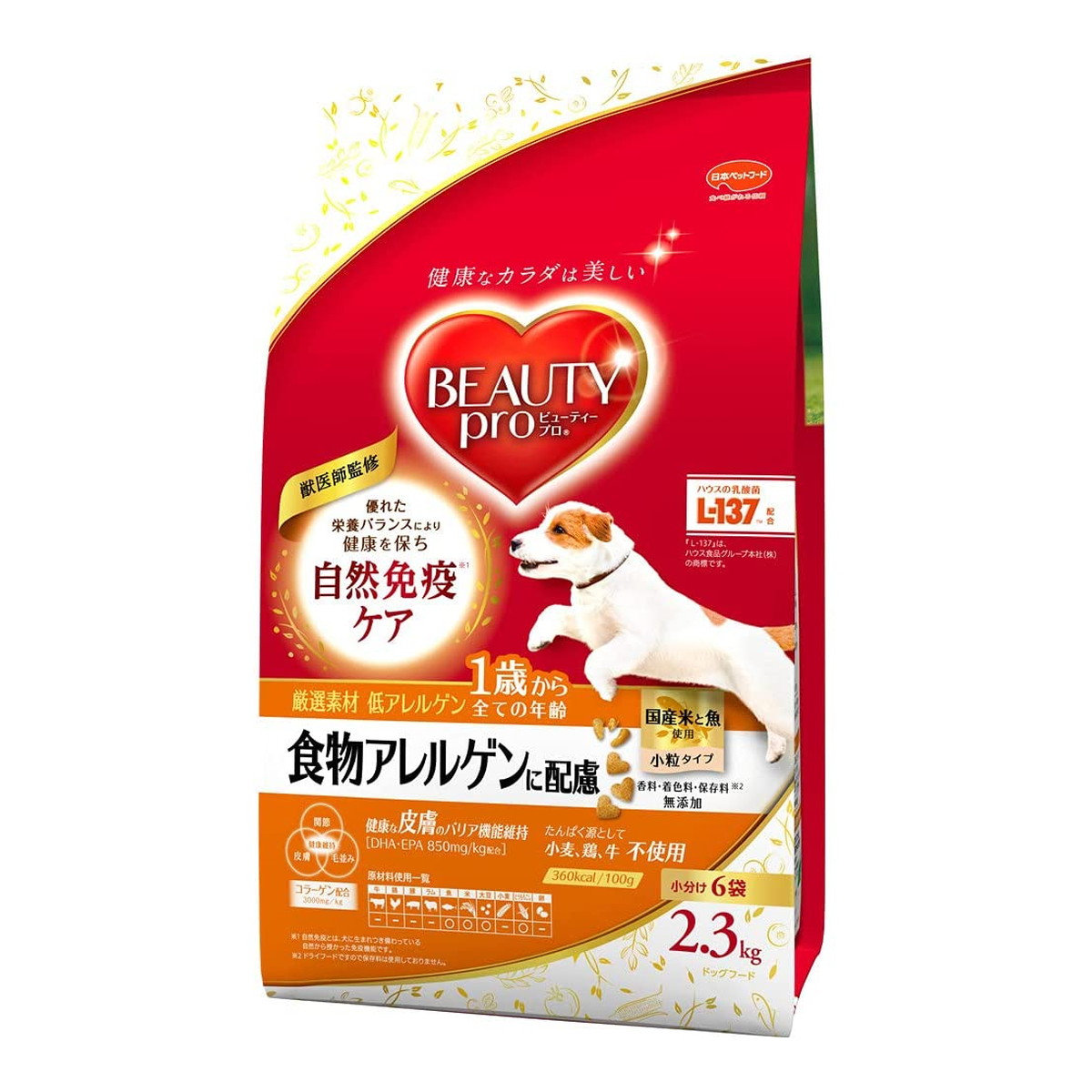 楽天市場】日本ペットフード ビューティープロ ドッグ 成犬用 1