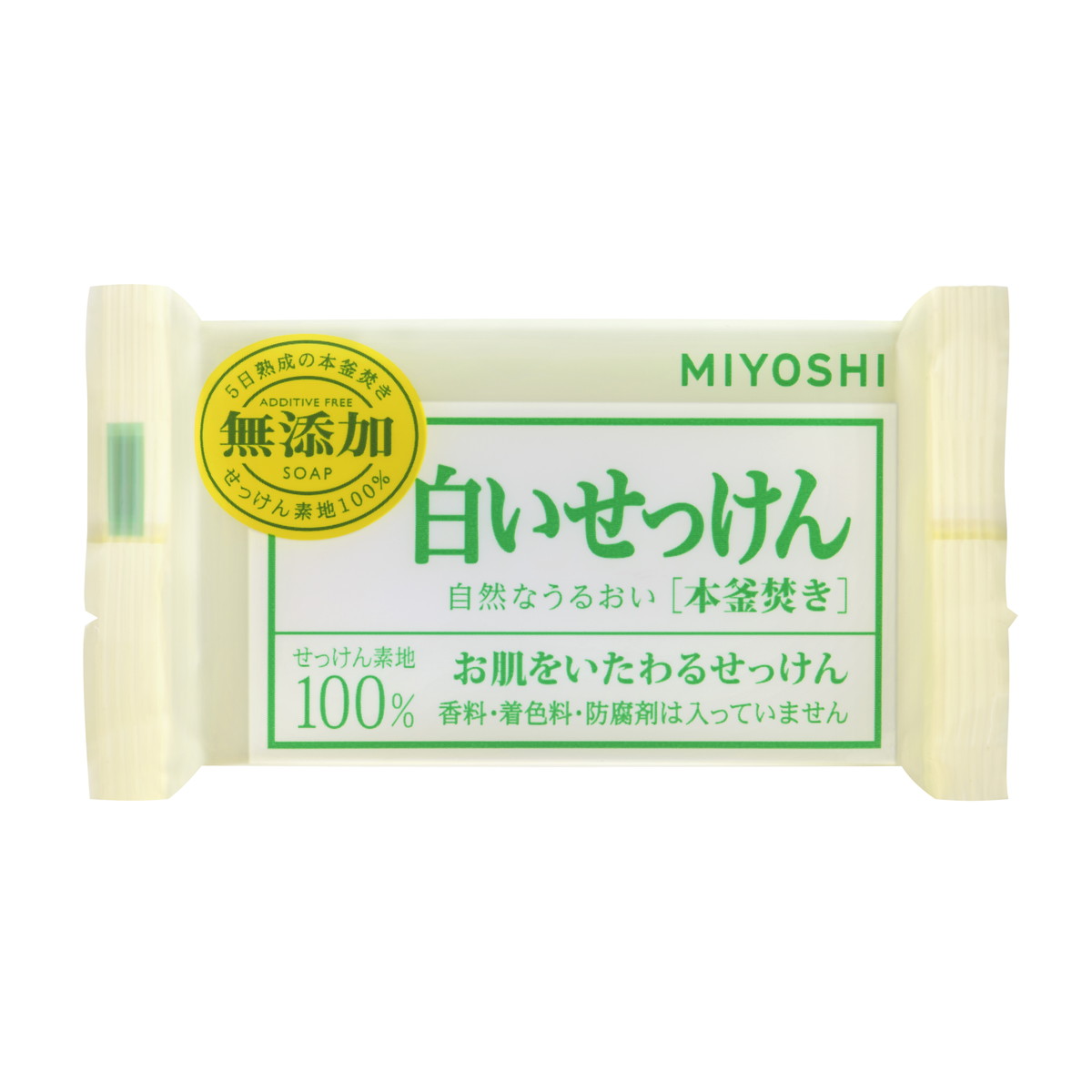 ミヨシ 白いふきん洗い 135g 【2021 - ふきん・カウンタークロス