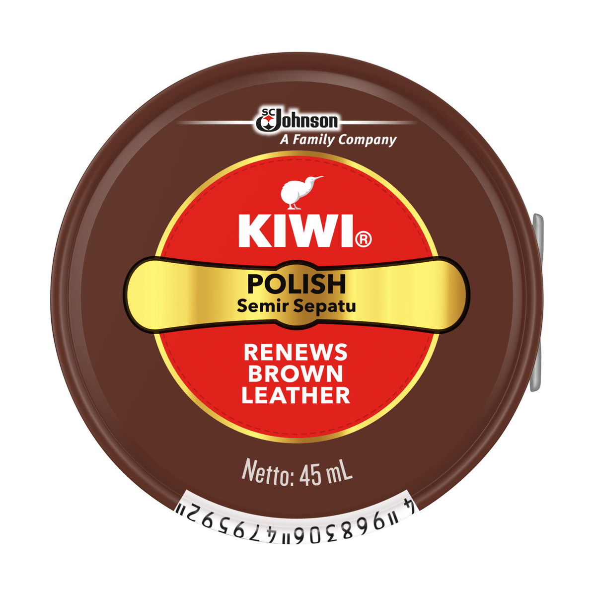 KIWI キィウイ 油性靴クリーム 45ml ブラウン ×144点セット 油性靴クリーム中缶 4968306479592 茶色