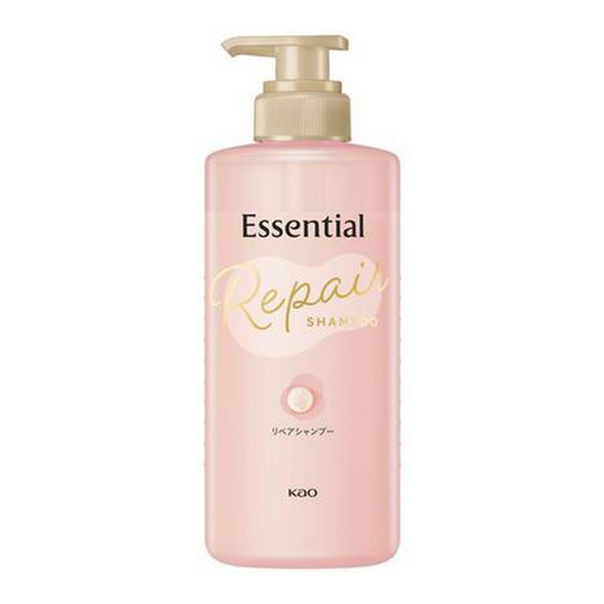 【送料込・まとめ買い×10個セット】花王 エッセンシャル リペア シャンプー ポンプ 本体 450mL