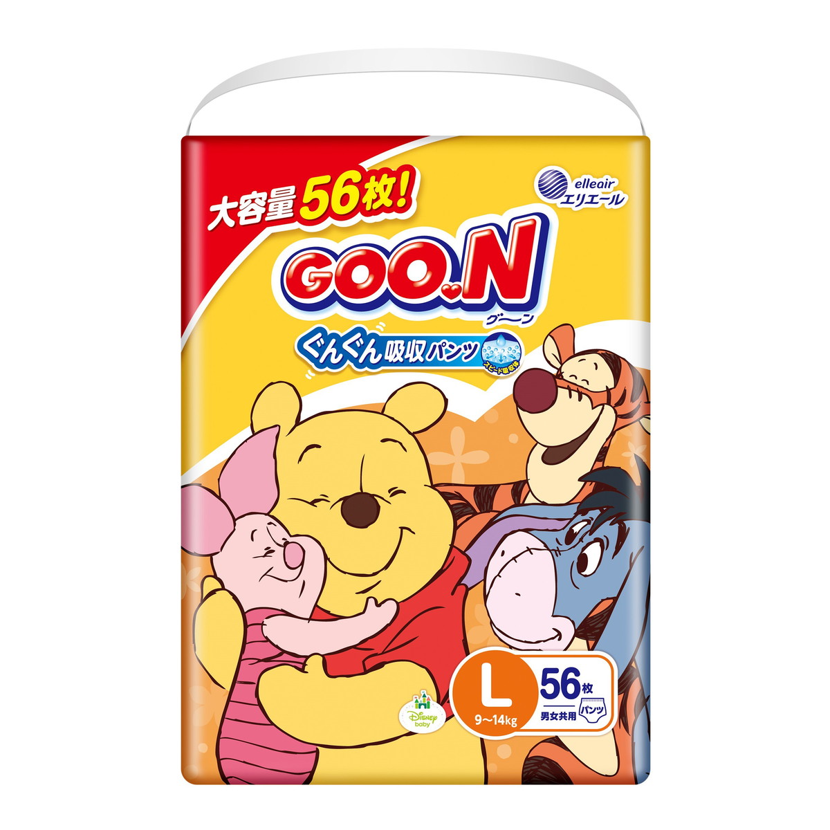 楽天市場】大王製紙 グーンパンツ まっさらさら通気 Lサイズ 56枚入