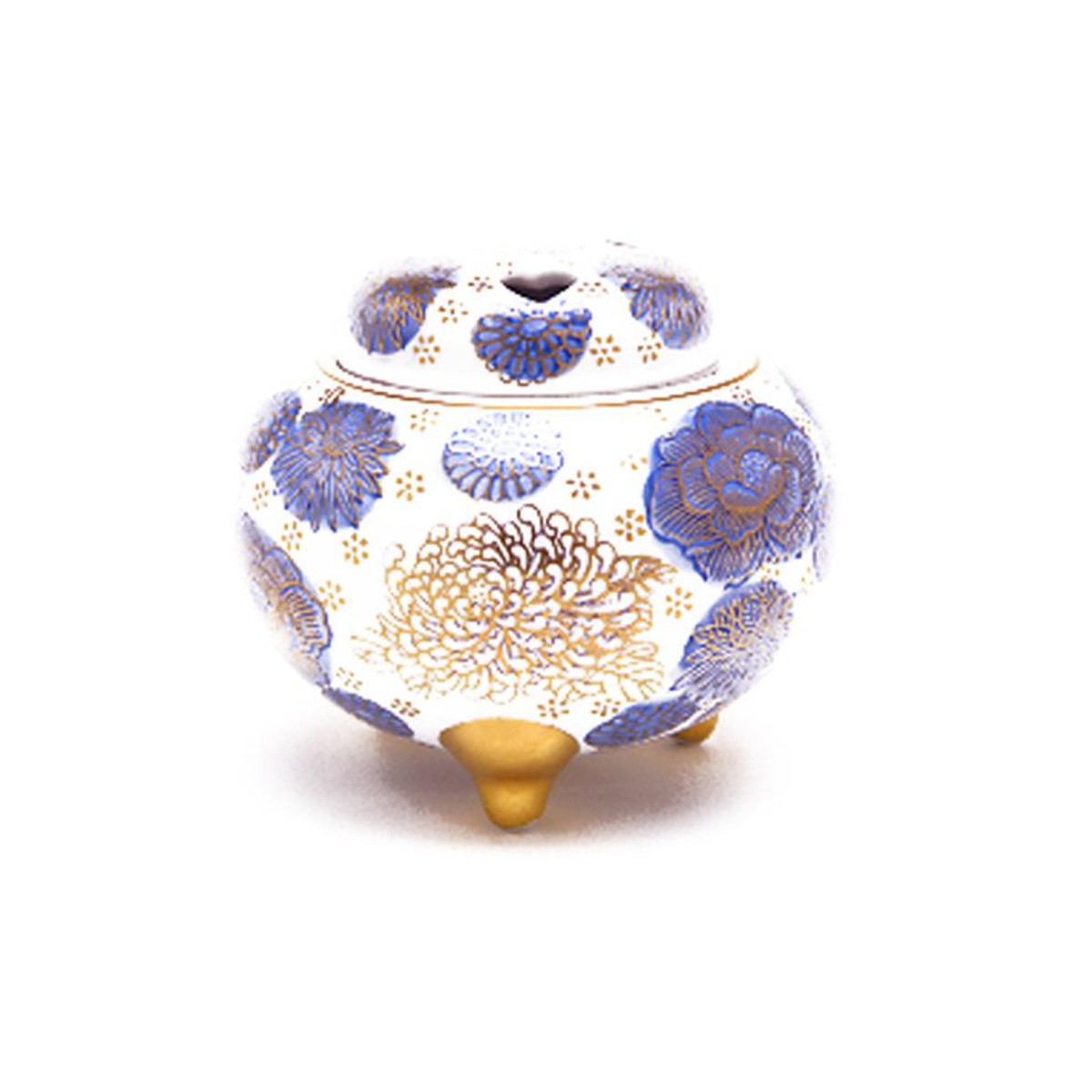 【送料込・まとめ買い×5個セット】日本香堂 九谷 3.5号 青花詰