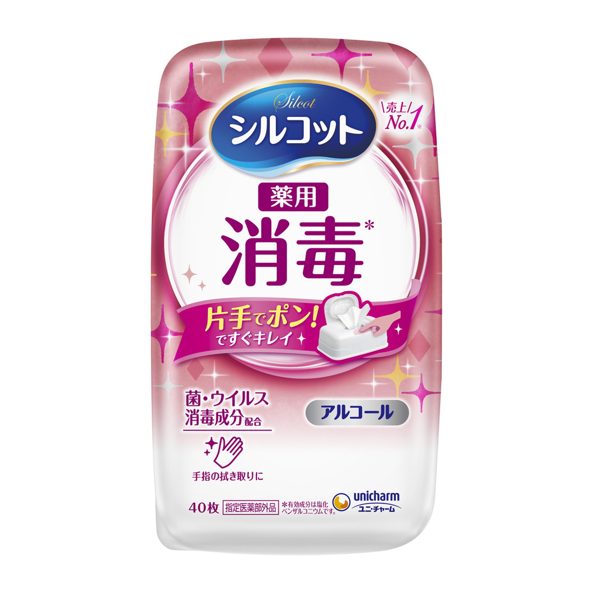 pako☆　ユニ・チャーム　シルコット　アルコール シルコット アルコール除菌 ウェットティッシュ ｜ユニ