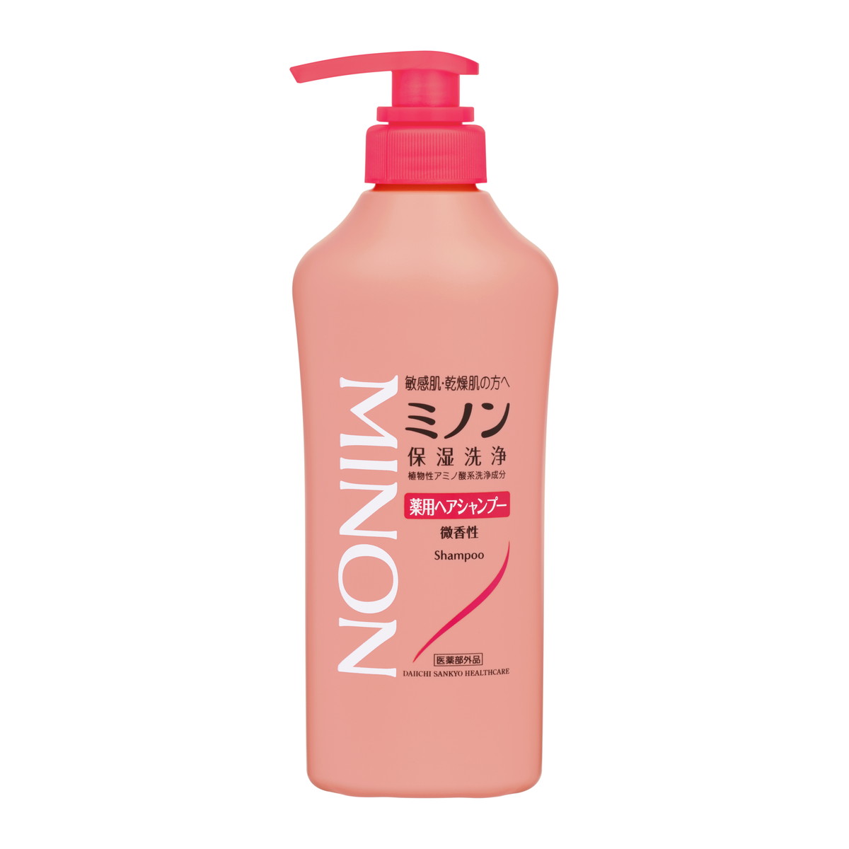 【送料込・まとめ買い&times;9個セット】【第一三共ヘルスケア】ミノン 薬用ヘアシャンプー ボトル 450ml｜姫路流通センター