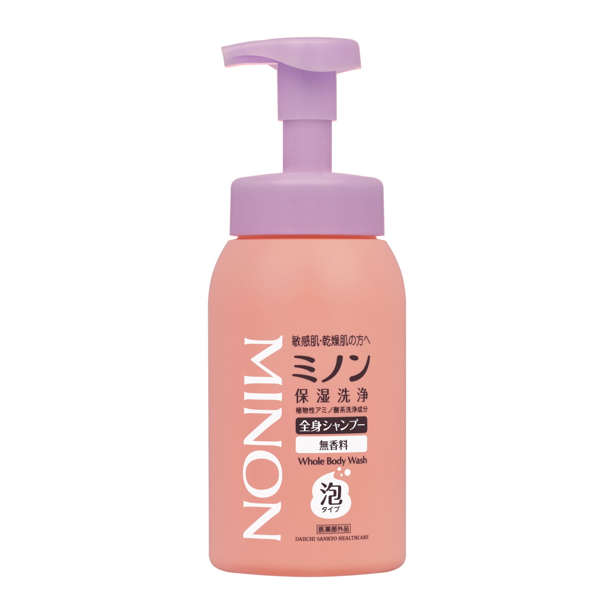 【送料込・まとめ買い×7個セット】第一三共 ミノン 全身シャンプー 泡タイプ 500mL|姫路流通センター