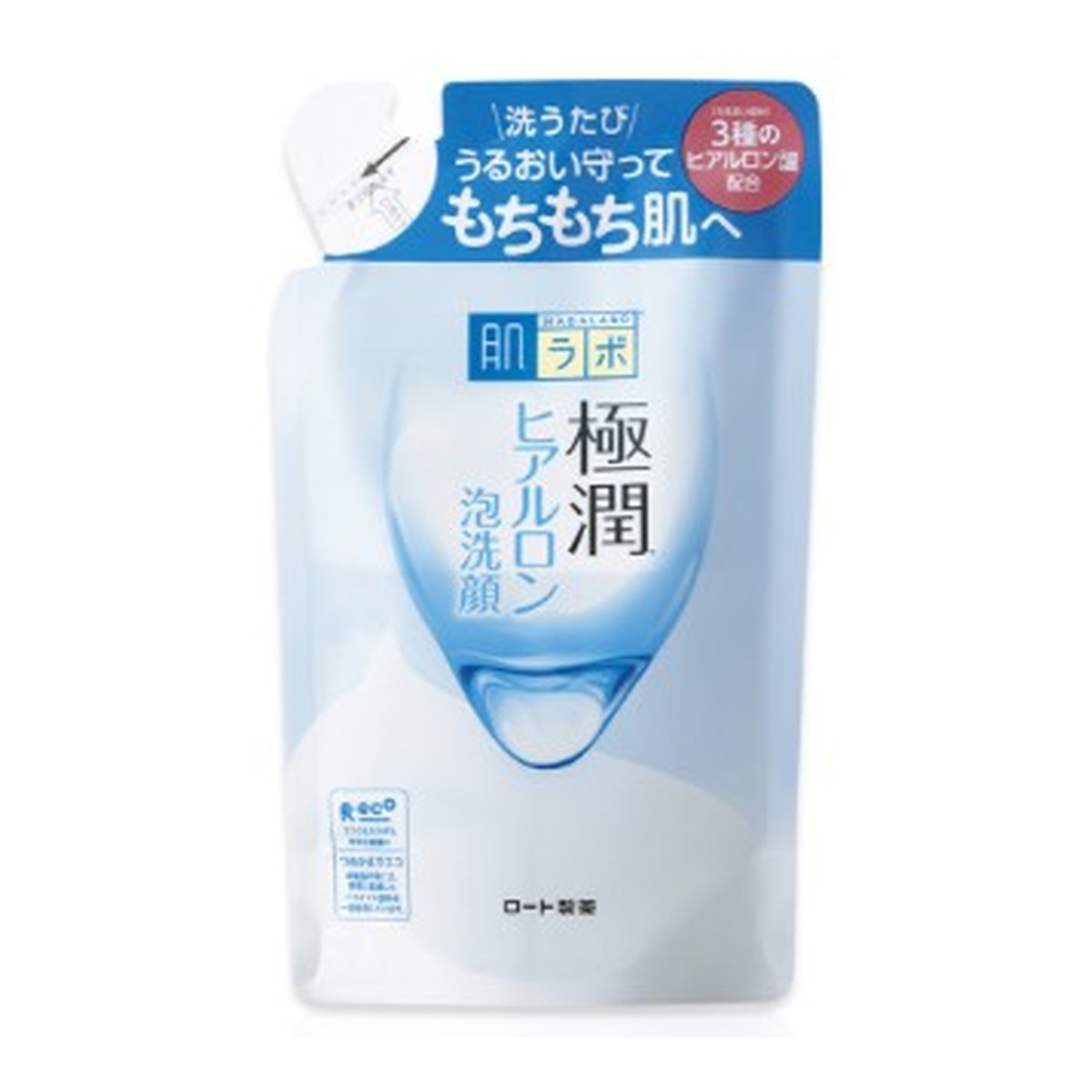 楽天市場】ロート製薬 肌研 ( ハダラボ ) 極潤ヒアルロン泡洗顔