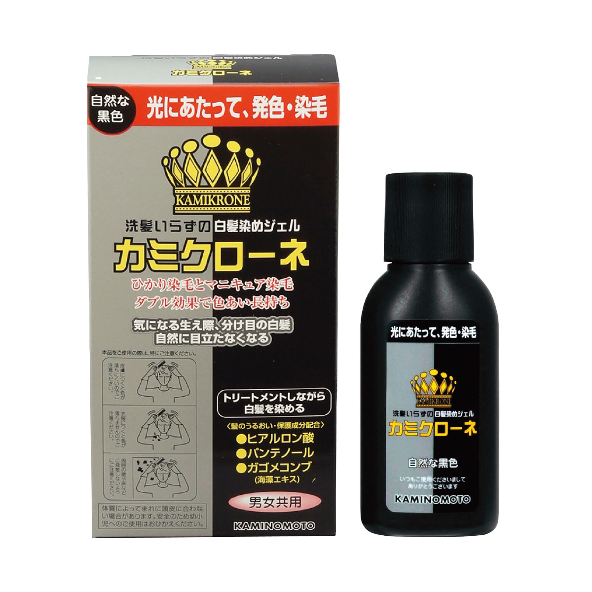 楽天市場】加美乃素 カミクローネ 自然な黒色 内容量：80ml ( 全体用