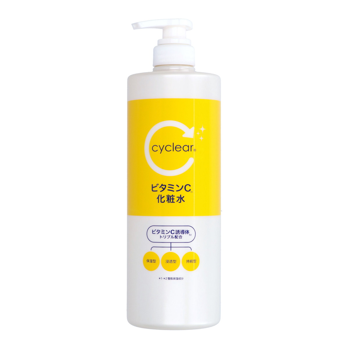 【送料込・まとめ買い×10個セット】熊野油脂 cyclear サイクリア ビタミンC 化粧水 大容量 1000ml