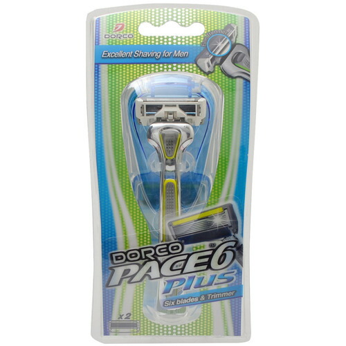 ドルコ フェイス用カミソリ ホルダー 6枚刃カミソリ Pace6plus ホルダー です 6枚刃カミソリ 本体 替刃1個入 は 6枚刃 カミソリと 替刃1個付きのシェーバーホルダー 送料込 まとめ買い 024 6枚刃カミソリ 替刃式 ドルコ Pace6plus ホルダー 6枚刃 カミソリ
