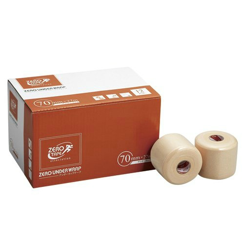 【送料込・まとめ買い&times;5】日進医療器 ZERO アンダーラップテープ 70mm&times;27m 12巻入｜姫路流通センター