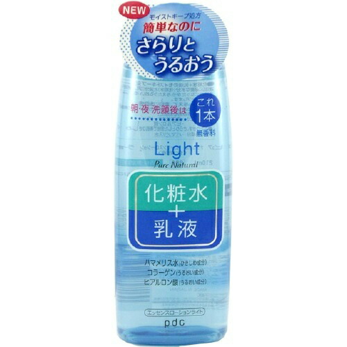 【送料込・まとめ買い×8個セット】pdc ピュアナチュラル エッセンスローション ライト 210ml