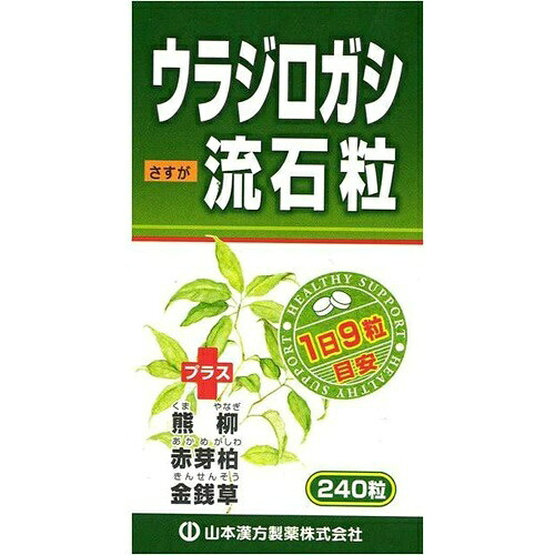 【送料込・まとめ買い×10個セット】山本漢方製薬 ウラジロガシ 流石粒 240粒