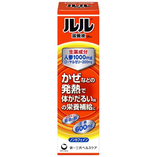 【送料込・まとめ買い&times;50個セット】第一三共 ルル 滋養液 30ml｜姫路流通センター