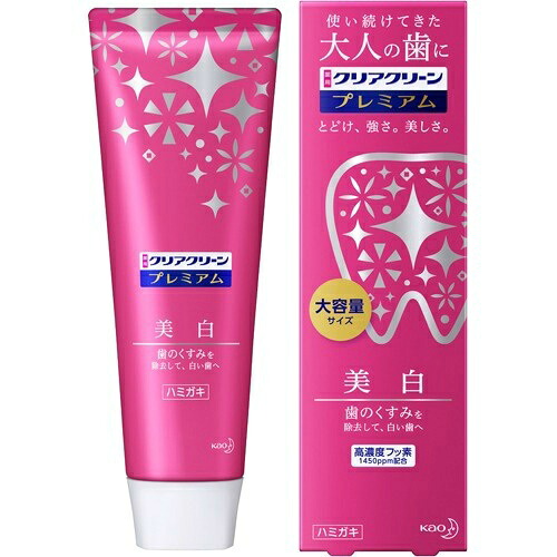 【送料込・まとめ買い×9個セット】花王 クリアクリーン プレミアム 美白 160g 歯磨き粉