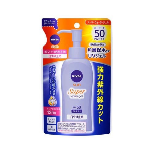 楽天市場 花王 ニベアサン ウォータージェル Spf50 詰替え 125g 美容 コスメ 香水 Uvケア ケンコウlife