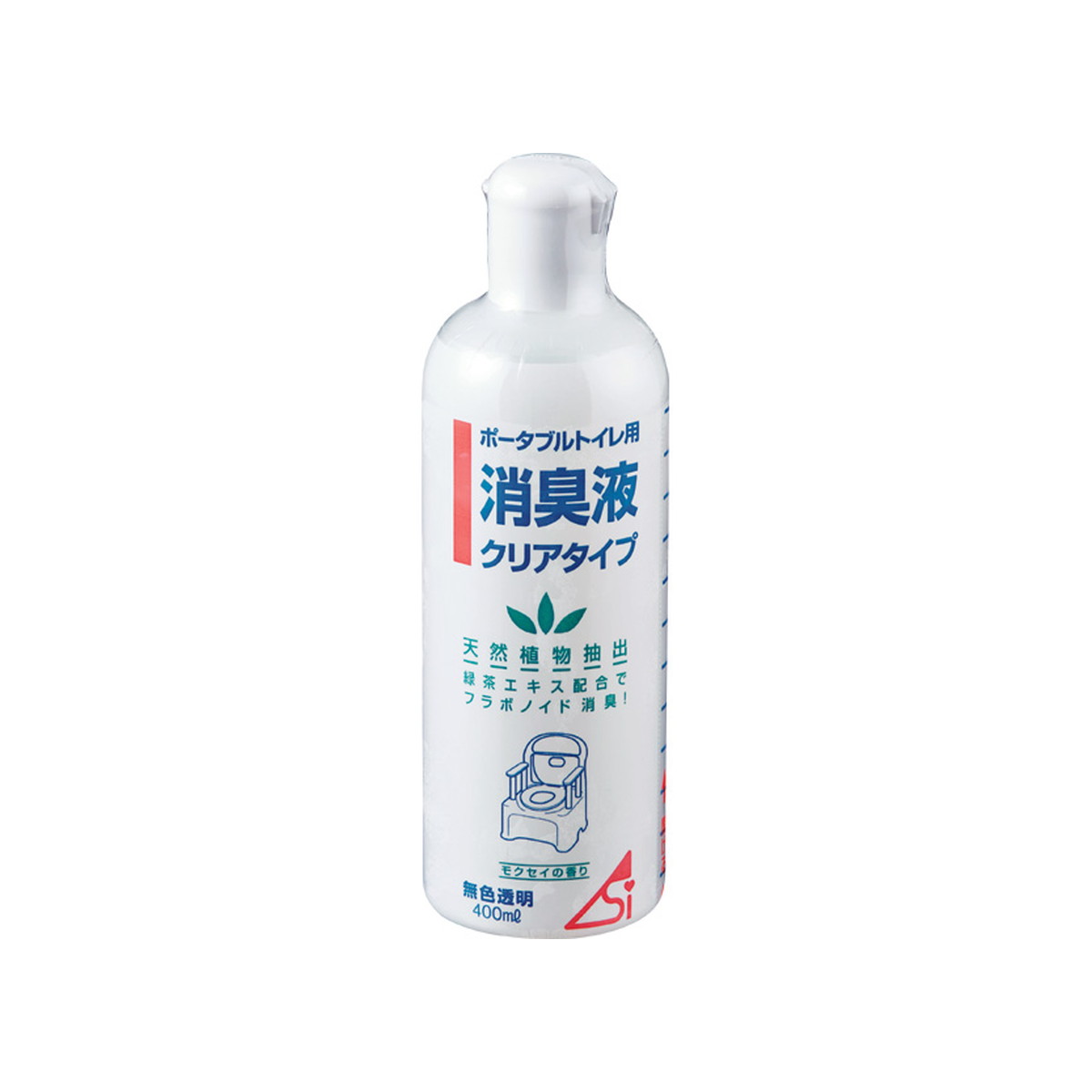 【送料込・まとめ買い×10個セット】浅井商事 消臭液 クリアタイプ 400mL ポータブルトイレ用|姫路流通センター