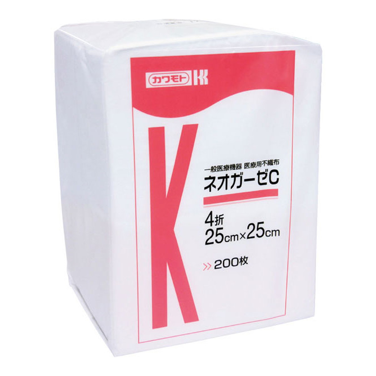 【送料込・まとめ買い&times;10個セット】川本産業 ネオガーゼ C 200枚入｜姫路流通センター