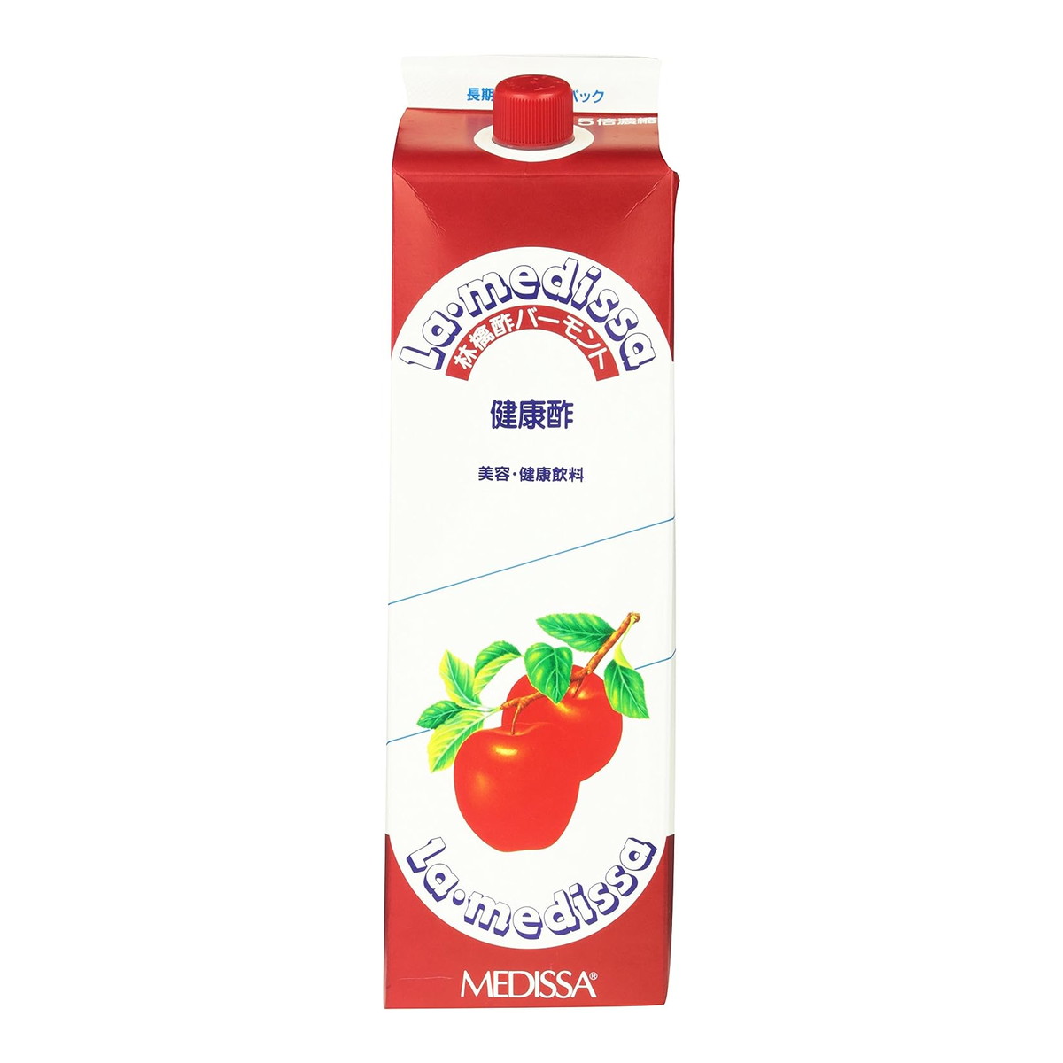 【送料込・まとめ買い×3個セット】アステリア ラ・メデッサ りんご酢 バーモント 徳用 1.8L
