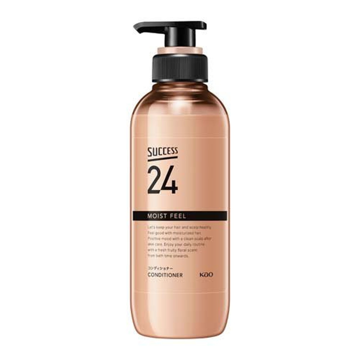 【送料込・まとめ買い&times;10個セット】花王 サクセス24 モイストフィール コンディショナー 本体 400ml｜姫路流通センター