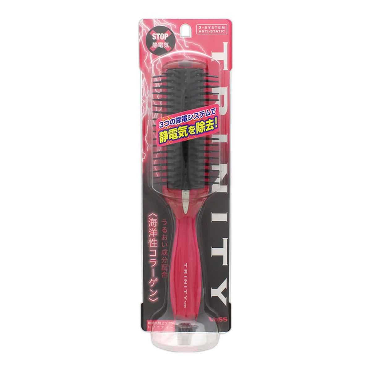 【送料込・まとめ買い×5個セット】ベス工業 ベス 静電気防止 ブラシ TY-980 トリニティー ブロースタイリング用 大