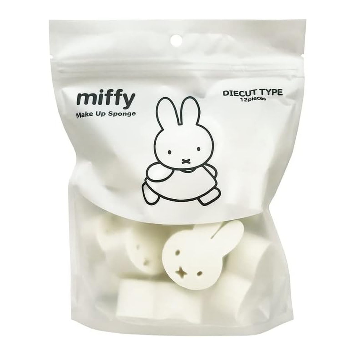 【送料込・まとめ買い×10個セット】粧美堂 SHOBIDO ミッフィー miffy ダイカットパフ 12個入 メイクスポンジ