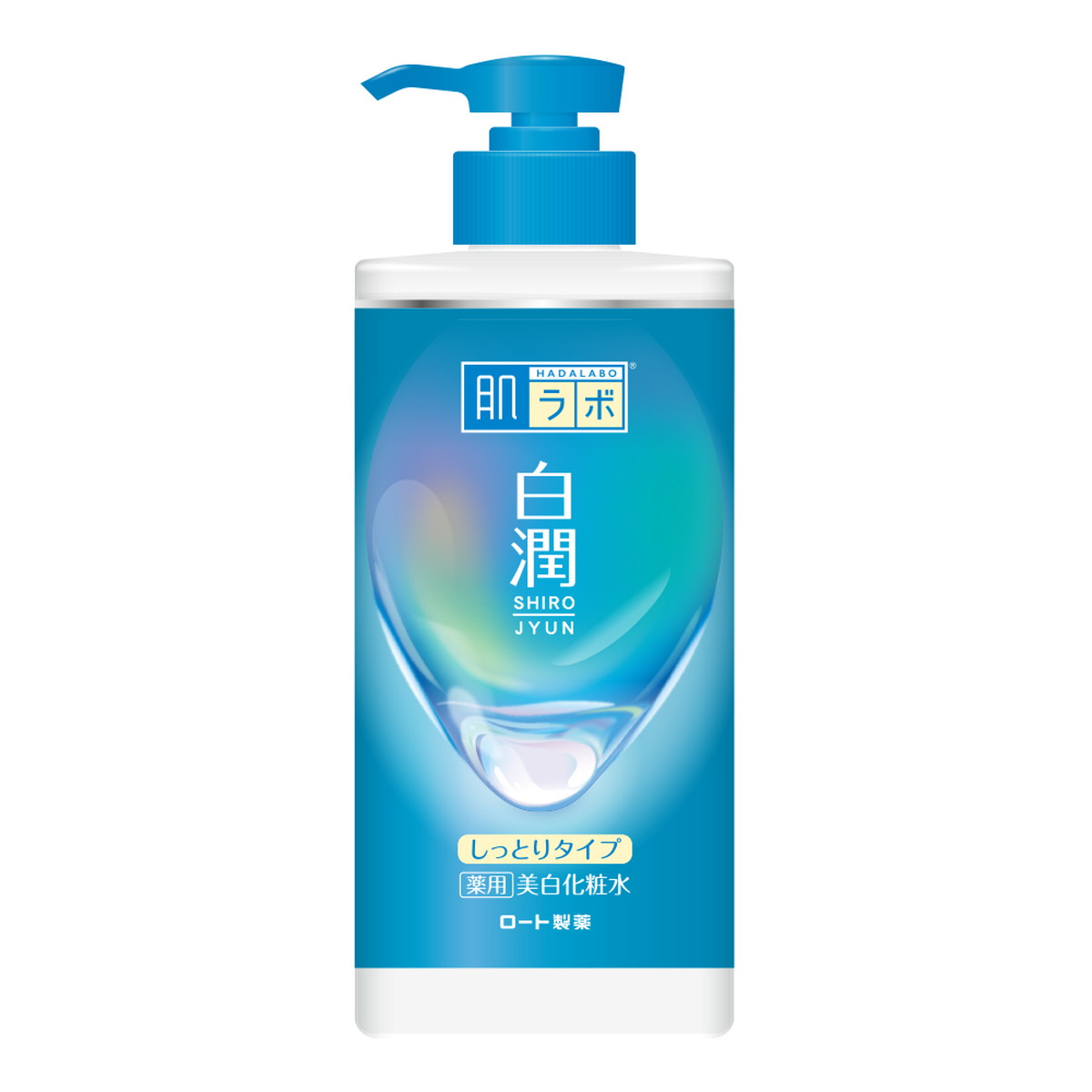 【送料込・まとめ買い×10個セット】ロート製薬 肌ラボ 白潤 薬用 美白化粧水 しっとり 大容量 ポンプ 400mL 医薬部外品