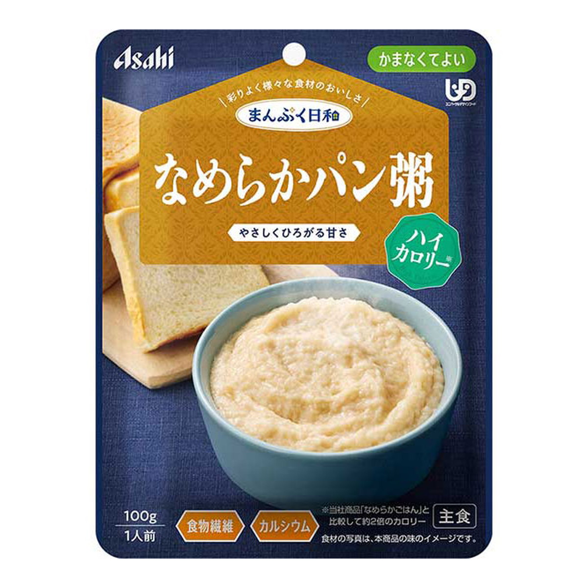 【送料込・まとめ買い×24個セット】アサヒグループ食品 まんぷく日和 なめらかパン粥 ハイカロリー 100g