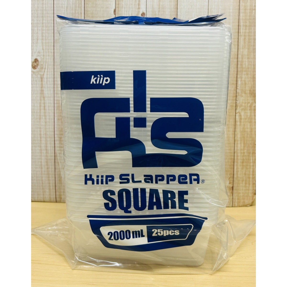 【送料込・まとめ買い×3個セット】Kiip SLappeR キープスラッパー 保存容器 正方形 スクエアタイプ 2000mL 25個入 ミヤゲン
