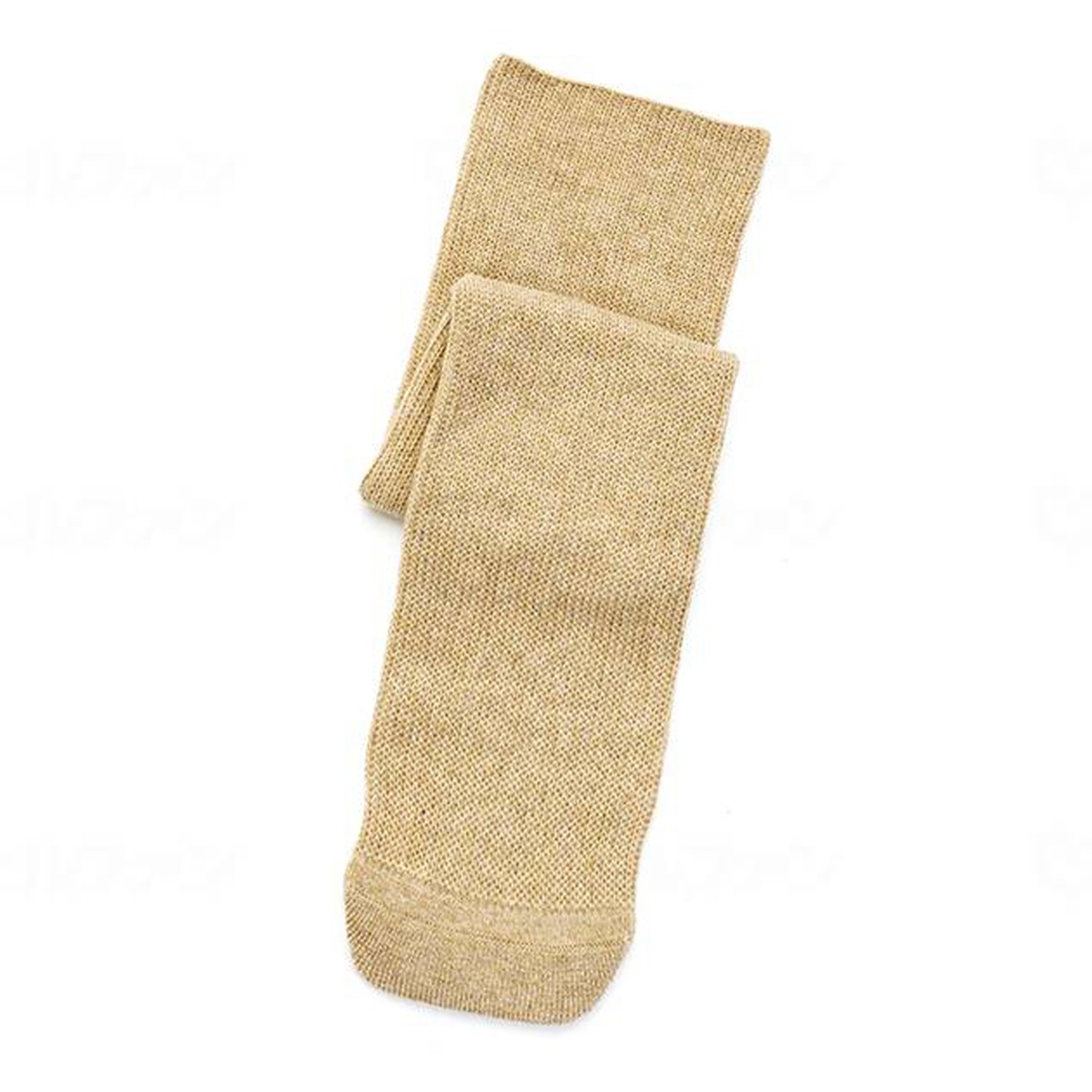 【送料込・まとめ買い&times;10個セット】徳武産業 あゆみが作った靴下のびのび2ロング ベージュ フリー 両足セット｜姫路流通センター