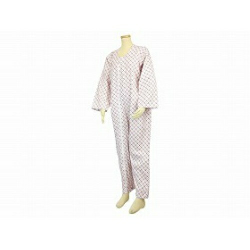 【送料込】幸和製作所 テイコブ　エコノミー上下続き服ピンク Ｌ