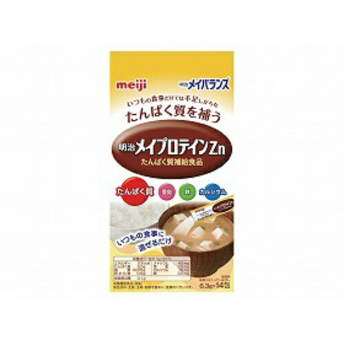 【送料込・まとめ買い×10個セット】明治 メイプロテインＺｎ６．３ｇ×１４包