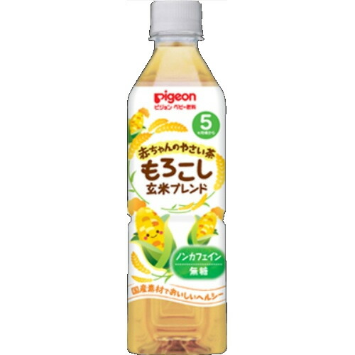 ピジョン 赤ちゃんのやさい茶 もろこし玄米ブレンド 5カ月頃から 500ml×024点セット(4902508137959)