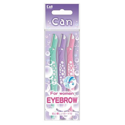 【送料込】貝印　キャンバブルＭＬ　３本入　ＥＹＥＢＲＯＷ 女性用使い捨てカミソリ&times;200点セット　★まとめ買いでお得！ケース販売 ( 4901331017827 )｜姫路流通センター