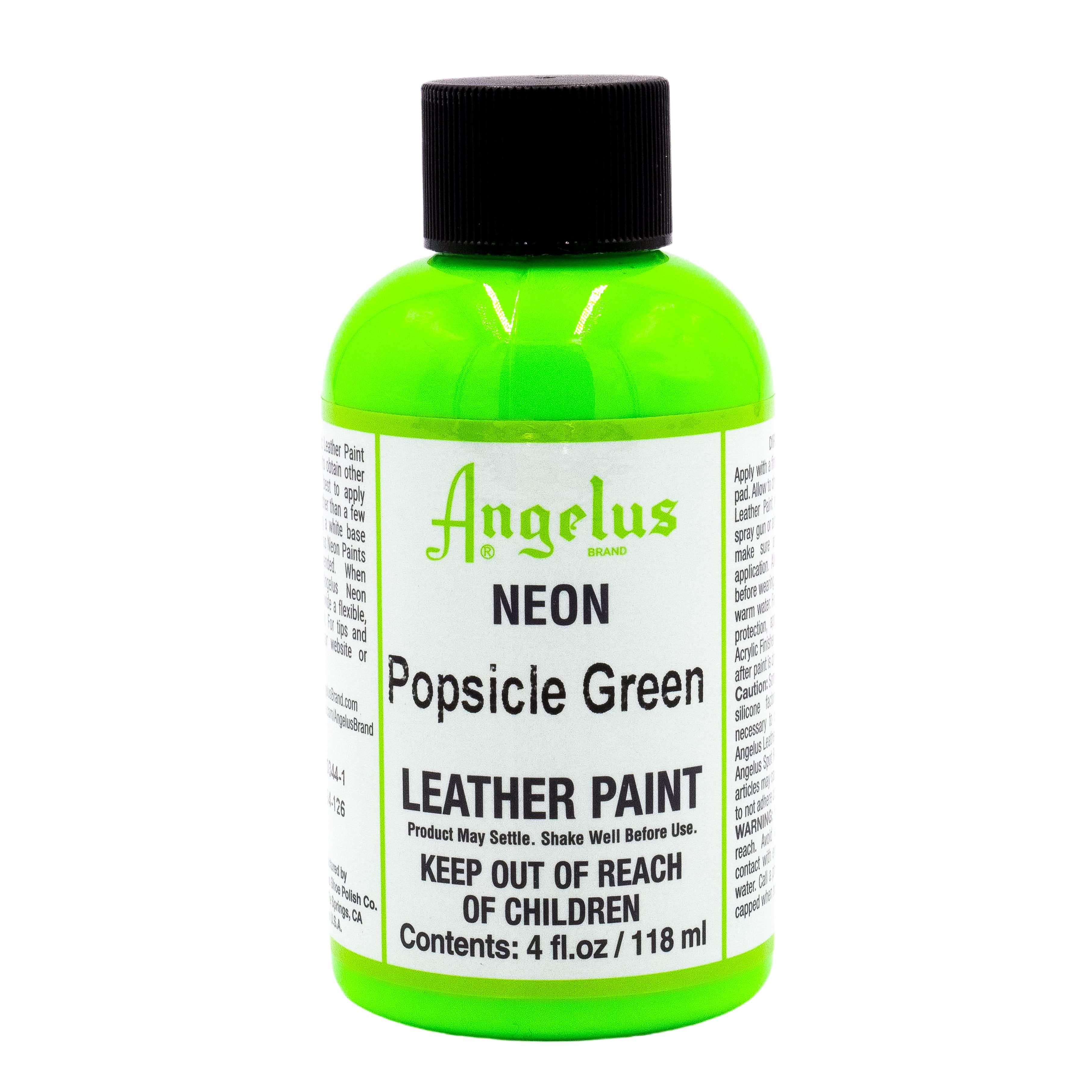 【楽天市場】【ポプシクルグリーン4oz】Angelus Neon Paint アンジェラスネオンペイント 蛍光色：アトランダム 楽天市場店
