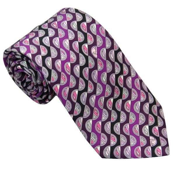 EMILIO PUCCI エミリオプッチ ネクタイ パープル グレー 楽天市場】エミリオプッチ EMILIO PUCCI ネクタイ 8.5cm