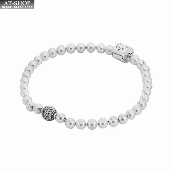 【楽天市場】パンドラ ブレスレット PANDORA Beads & Pave Bracelet スターリングシルバー925 レディースアクセサリー  17(約15-16cm) : AT-SHOP