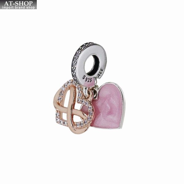 ⑤ PANDORA チャーム Clear Pave Clip ピンク　4点セット 楽天市場】パンドラ チャーム PANDORA Clear Pave Clip 14k