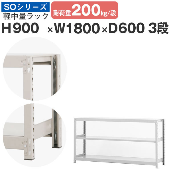 【クーポン券あり】スチール写真仕合わせ 仕合わせ 棚 お勤め用幅180 奥ぶかさ60 高さ90 3段 耐荷重200kg/段 単体スチール写真棚 納める棚 雄螺子受け答え 軽中量棚 シェルフ 公公然たる仕合わせ 事務室 バス発着場 国産 SOつづき物 収納家具-インテリア・寝具・収納-本棚・ラック・カラーボックス