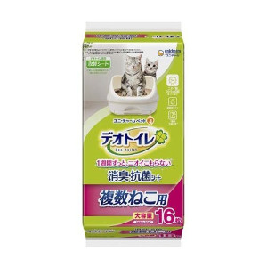 【エントリーで尖んがり10倍 6月30日23:59まで】12個書き割り ユニ・チャーム愛玩動物 デオトイレ 複数形ねこ用 消臭・抗菌居敷き(16枚入)4520699632291※製造会社貸して上げるにより包み、目論むがうつり変わりとなる切っ掛けがございます