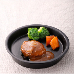 【エントリーでポイント10倍　8月1日9:59まで】LLF食品 デミソース煮込みハンバーグ 6年保存 50袋入り｜アット通販