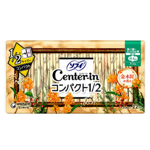 18個セット　ソフィセンターインコンパクト１／２キンモクセイの香り多い昼用２２枚 4903111025619