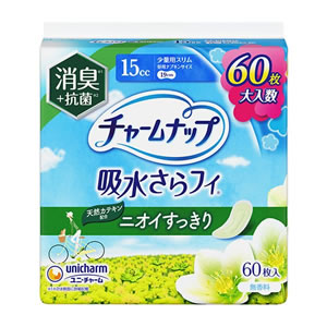 【エントリーで尖んがり10倍 6月30日23:59まで】16個仕掛ける ユニ・チャーム 惹きつけるナップ吸水さらフィ一つまみ用消臭 60枚 4903111526628