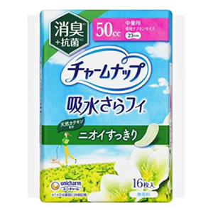 27個セット　ユニ・チャーム チャームナップ中量用消臭タイプ 16枚　4903111633807 8,233円