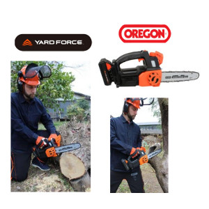 【エントリーでポイント10倍 8月1日9:59まで】YARD FORCE 24Vブラシレスチェーンソー プロ|アット通販