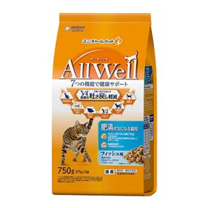 3980円以上送料無料 Allwell 肥満が気になる猫用 フィッシュ味挽き小魚とささみフリーズドライパウダー 750g 9個セット メーカー都合によりパッケージ デザインが変更となる場合がございます Endometriosetelijf Nl