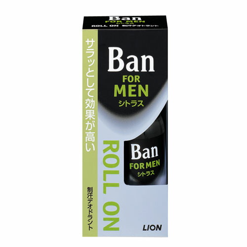 【送料込・まとめ買い×72個セット】 ライオン Ban バン 男性用ロールオン シトラス 30ml