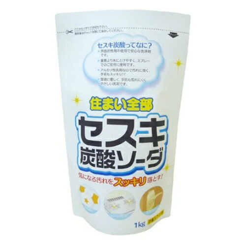 【送料込・まとめ買い×12個セット】 ロケット石鹸 セスキ炭酸ソーダ 大 1kg