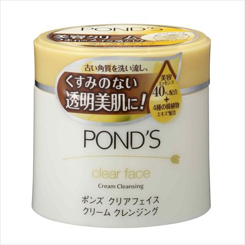 【送料込・まとめ買い&times;24個セット】 ユニリーバ ポンズ クリアフェイスクリームクレンジング 270g｜日用品＆生活雑貨の店「カットコ」