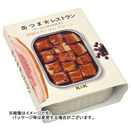 国分 KK 缶つまレストラン 厚切りベーコンプレーン 105G