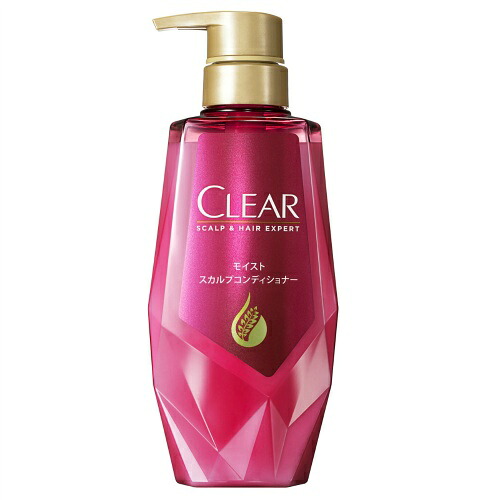 【送料込・まとめ買い×12個セット】ユニリーバ クリア CLEAR モイスト スカルプコンディショナー ポンプ 370g
